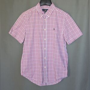 Ralph Lauren Boys XL (18/20) Classic Fit Check Shirt – Red/White/Blue/Green